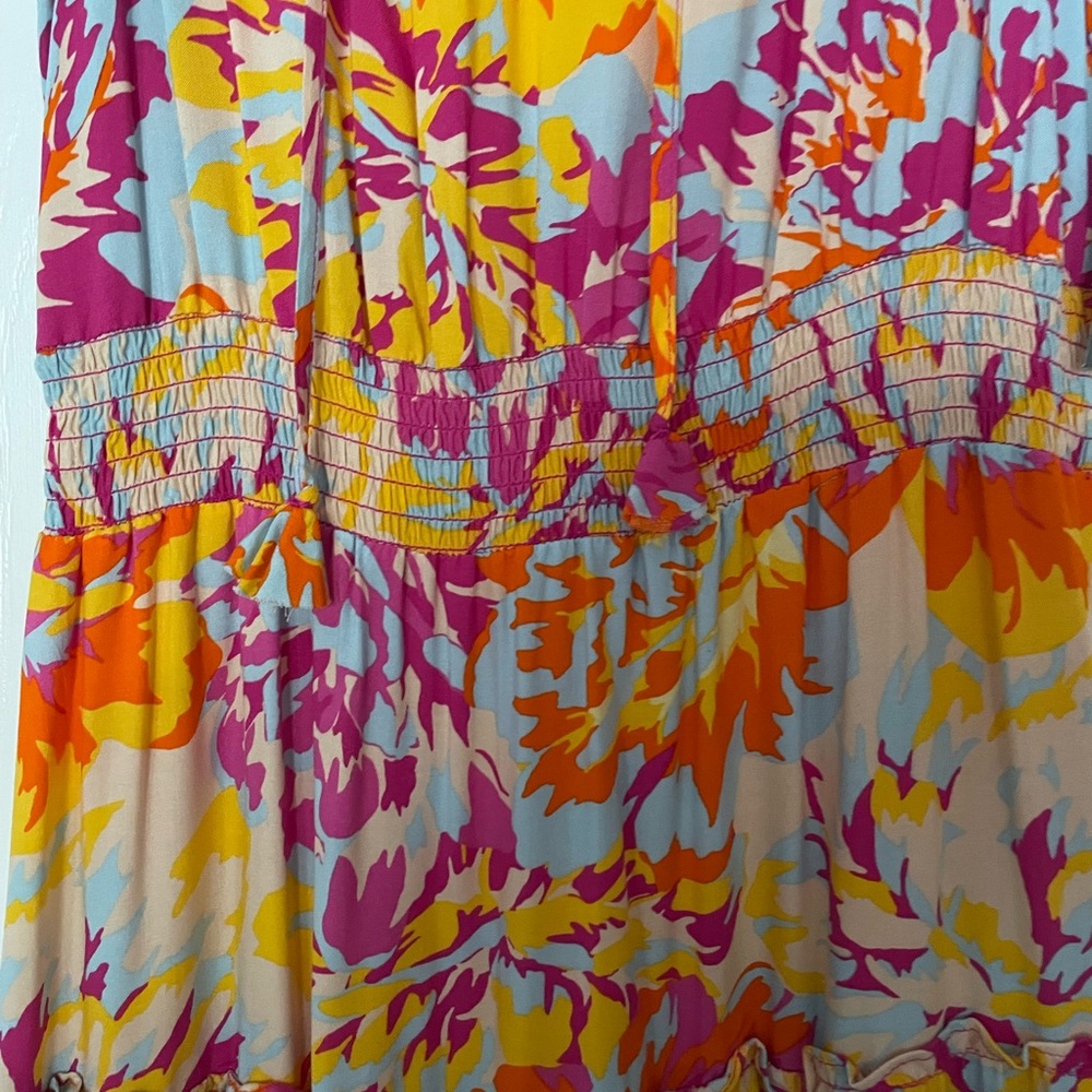 Floral Sleeveless Maxi Dress - Picture 5 of 12